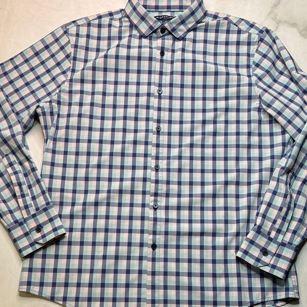 Mizzen + Main Leeward No-Tuck Button-Up Shirt Trim Fit